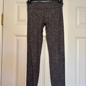Athleta Girl Speckled Black Leggings